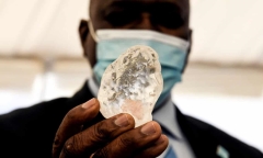 Viên kim cương lớn thứ 3 thế giới được phát hiện ở  Botswana