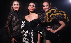Đoàn Hồng Trang rạng rỡ bên Miss Earth và Miss Global thế giới