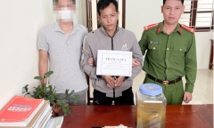 Thanh Hoá: Bắt giữ đối tượng dựng chòi canh trên núi cao để giao dịch buôn bán ma tuý