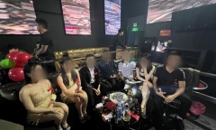 Bình Dương: Đột kích bar Win Beer Club, phát hiện các đối tượng dương tính ma túy 