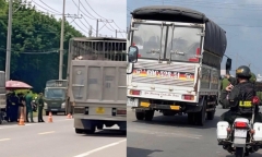 Cảnh sát truy đuổi tài xế vi phạm dương tính với ma tuý