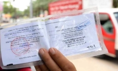 Có được sử dụng đăng ký xe photo khi tham gia giao thông?