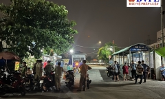 Tài xế xe ôm đâm chết người ở bến xe