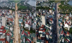 Cận cảnh con đường dài 2km vốn đầu tư 500 tỷ đồng kết nối cao tốc Pháp Vân – Cầu Giẽ mới thông xe
