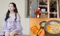 Quán phở của Chi Pu ngày khai trương tại Thượng Hải