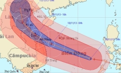 Siêu bão Haiyan di chuyển siêu tốc, sức hủy diệt cực mạnh