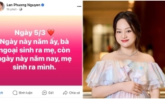Diễn viên Lan Phương thông báo