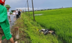 Thái Bình: Mưa lớn kèm sấm sét, 3 người bị sét đánh tử vong thương tâm