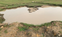 Rủ nhau ra vũng nước gần cánh đồng để tắm, hai em nhỏ đuối nước thương tâm