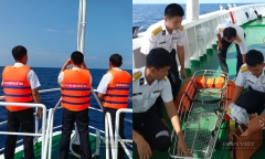Vụ chìm tàu câu mực Quảng Nam: Kết thúc tìm kiếm 13 ngư dân mất tích