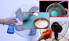 3 cách vệ sinh quạt không cần tháo khung