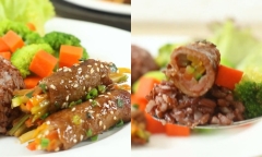 Món ngon mỗi ngày: Cách làm bò cuộn rau củ thập cẩm ngon nhức nách