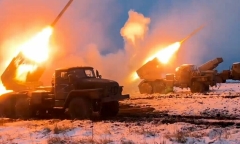 Ukraine báo cáo giao tranh ác liệt ở phía Đông Bắc