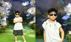 Hình ảnh ấn tượng của “mẫu nhí” Nguyễn Trung Nghĩa trên sàn diễn Vietnam Kids Fashion Week 2023