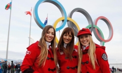 Ba chị em kiều diễm người Canada cùng dự Olympic Sochi 2014