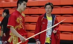 SEA Games 27: VĐV wushu Việt Nam bị loại vì… côn gẫy