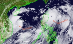 Bão Conson có thể gây mưa ở miền Trung trong 3 ngày liên tiếp