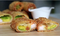 Bật mí công thức làm món bánh sandwich cuộn tôm chiên ngon như ngoài hàng