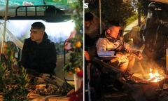Người lao động vất vả vật lộn mưu sinh giữa đêm đông lạnh buốt 8 độ C ở Hà Nội