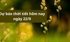 Tin tức dự báo thời tiết hôm nay 22/9: Hà Nội nắng nóng, đêm không mưa