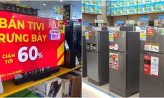 Tivi, tủ lạnh, máy giặt trưng bày đại hạ giá 80%, gia chủ có nên 