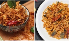 Công thức làm khô gà xé cay cho gia đình nhâm nhi ngày mưa
