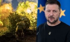 Tổng thống Zelensky nhận tin 