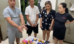 Bắt quả tang thai phụ 8 tháng sử dụng ma tuý ở Hà Nội