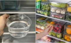 Vì sao nên để một bát nước trong tủ lạnh?