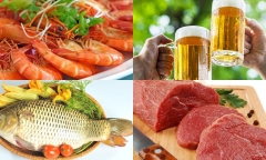 Những món tôm hấp bia, bò sốt vang... có thể làm tăng nồng độ cồn trong hơi thở?