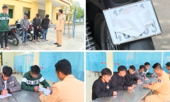 Xử lý nhóm thiếu niên thường xuyên “diễu phố” gây náo loạn ban đêm ở Phú Thọ