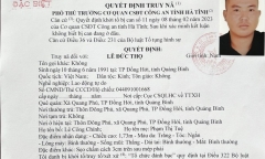 Vụ triệt phá đường dây cá độ 6.000 tỷ đồng: Truy nã đặc biệt Lê Đức Thọ