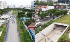 TP:HCM: Yêu cầu khắc phục tình trạng ngập nước khi thi công hầm chui Nguyễn Văn Linh - Nguyễn Hữu Thọ