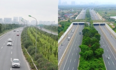Người dân di chuyển ra sao khi Đại lộ Thăng Long được tổ chức lại giao thông?
