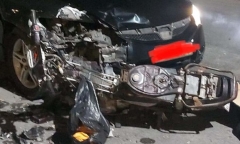 Tin tức tai nạn giao thông mới ngày 12/6: Chạy xe máy lấn làn ô tô, nam thanh niên tử vong thương tâm