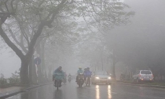 Miền Bắc tiếp tục có mưa phùn kèm sương mù ngày cuối tuần