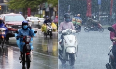 Miền Bắc chuyển lạnh kèm mưa dông ngày đầu tuần