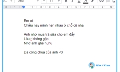 Cô gái phát hiện bị bạn trai bác sĩ 