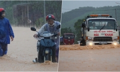 Mưa lớn gia tăng ở miền Trung, nguy cơ lũ quét và sạt lở ở 9 tỉnh
