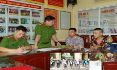Hà Nam: Bắt 2 đối tượng gây ra hàng chục vụ trộm xe máy liên tỉnh