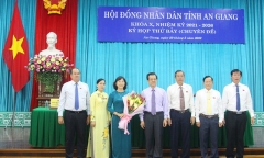 An Giang: Nữ Giám đốc Sở được bầu làm Phó Chủ tịch UBND tỉnh