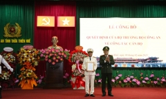 Thừa Thiên Huế bổ nhiệm tân Phó Giám đốc Công an tỉnh