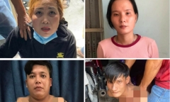 Băng trộm liên tỉnh gồm 2 nam, 2 nữ bị bắt ở Bình Dương