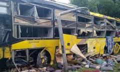 Diễn biến mới nhất vụ lật xe khách ở Hà Tĩnh, 10 người tử vong