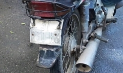Biển số xe bị mờ phạt bao nhiêu tiền?