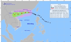 Thông tin mới nhất về hướng di chuyển của bão số 3 (bão Wipha)