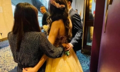 Bức ảnh “vụng trộm” giữa đám cưới khiến dân tình “dậy sóng”, chân tướng phía sau gây tranh cãi gay gắt