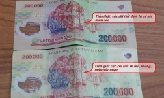 Công an phường Hà Nam, Ninh Bình cảnh báo việc xuất hiện tiền giả 200 nghìn đồng, người dân cần cảnh giác cao độ