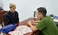 Bắt Nguyễn Hữu Đức - đối tượng cướp túi xách của phụ nữ khuyết tật bán vé số