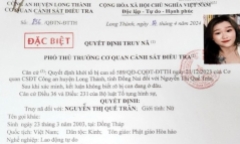 Bắt nữ bị can bị truy nã đặc biệt nguy hiểm khi nhập cảnh vào Việt Nam